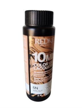 New! Redken Color Gel Lacquers 10 min 5N "Walnut" Size 2 fl oz